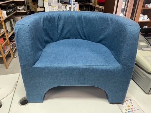 コメリ　KOMERI　超軽楽チェア　イス　椅子　ネイビー　中古品　③