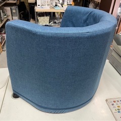 コメリ　KOMERI　超軽楽チェア　イス　椅子　ネイビー　中古品　③の画像
