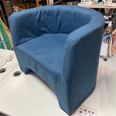 コメリ　KOMERI　超軽楽チェア　イス　椅子　ネイビー　中古品　③の画像