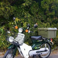    🌈 ホンダ  スーパーカブ  カスタム&整備済み&自賠責保険付き→すぐに乗れます→クルマや50cc免許でOK！ 自賠責保険付き→すぐ乗れます       の画像
