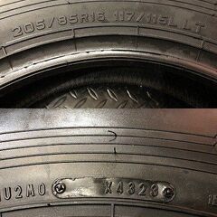 【新品】DL LT03M 205/85R16 117/115L LT 16インチ ライトトラック用 スタッドレス 6本 23年製 キャンター デュトロ等　(VTF026)の画像