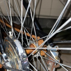 ジャンク品の自転車の画像