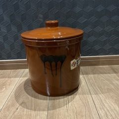 久松 蓋付 丸かめ