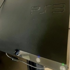 PS3と小型テレビ(19型)の画像