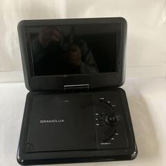 グラモラックス 9インチポータブルDVDプレイヤー ＧＲＡＭＯ－Ｐ９１０ ＢＫの画像