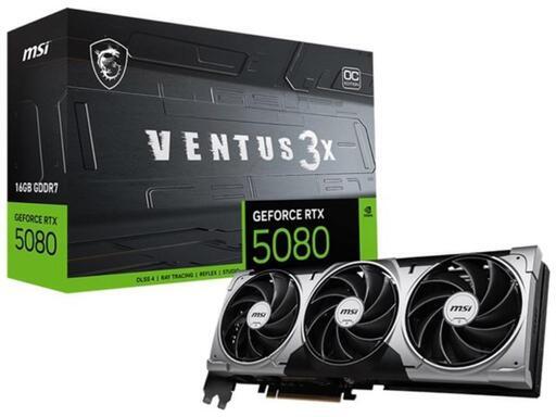未使用 未開封 MSI RTX 5080 VENTUS OC