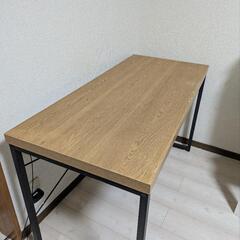ブラウンデスク　机　茶色