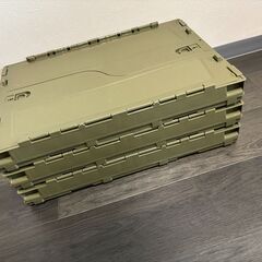 【追加販売】3個セット TRUSCO 折りたたみコンテナ 50L...