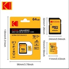 新品 マイクロSDカード 64GBの画像