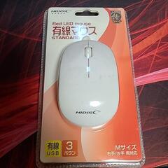 有線マウス　HDM-2106WH　ホワイト