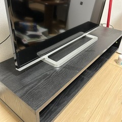 【3月7日〆切】テレビ台　黒　木