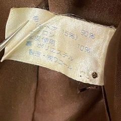 (手渡し)【Wacoal】 『S』 PERSONA ウールジャケット ブラウンの画像