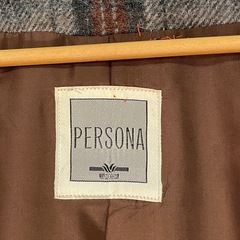 (手渡し)【Wacoal】 『S』 PERSONA ウールジャケット ブラウンの画像