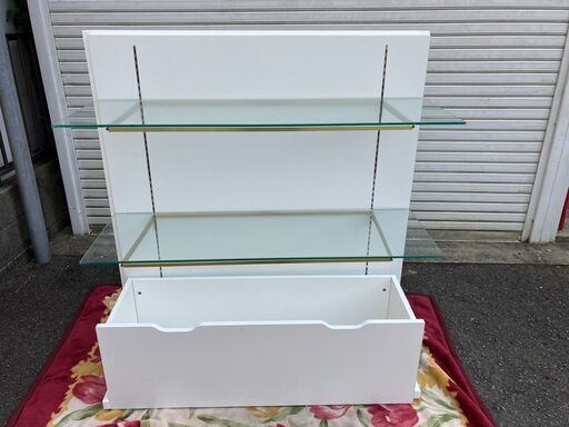 陳列棚★店舗用品★店舗什器★ディスプレイ棚★ホワイト★業務用★収納棚★引取限定