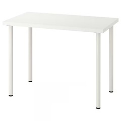 【IKEA】 机　デスク　ホワイト(3/10以降渡すつもり)