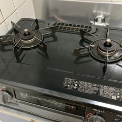リンナイのガスコンロ　KSR563BKR　