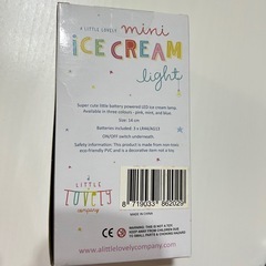 アイスクリーム　ライト　LEDの画像