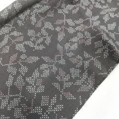 着物　薄紫　グレー　かすり小紋の画像