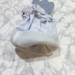 手袋ゴム　ロング　Ｌ　３枚　ずり落ち防止　温かい　丈夫　ゴム付き　パンダの画像