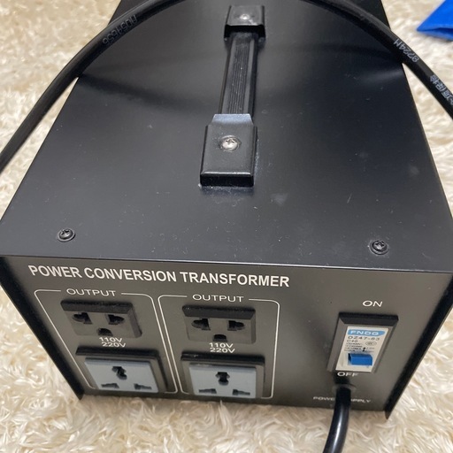 5000w変圧器　AC100V/110~120V to AC220V/220V~240V ポータブルトランス