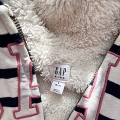 GAP kids ボーダー パーカー 110〜120 トップスの画像
