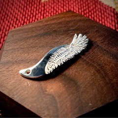 シルバー 羽根型 ネックレス イーグルの画像