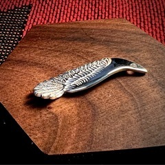 シルバー 羽根型 ネックレス イーグルの画像