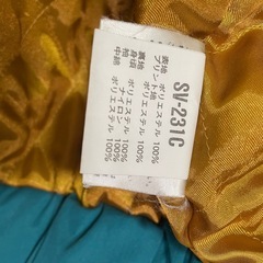 (手渡し)【Silvy】 『L』 ビンテージ スキーウェア フード収納可能 グリーンの画像