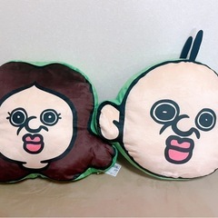 パンパンくんの日常 ダイカット　クッション　２種セット