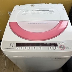 SHARP 6.0kg 洗濯機
