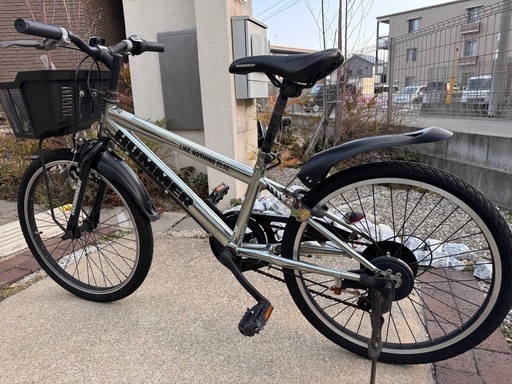 子供用自転車HUMMER シルバー22インチ子供 (ヤス) 次郎丸の