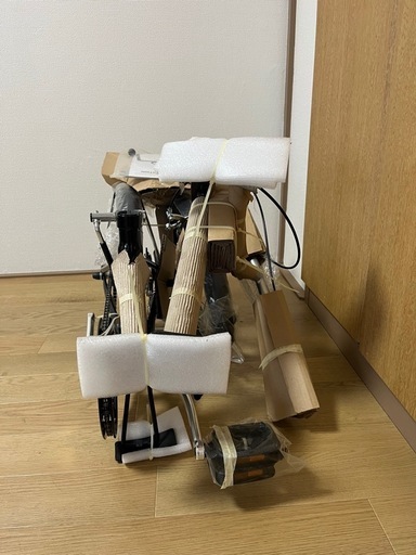 【新品未使用】お父さん自転車ソフトバンク16インチブラック