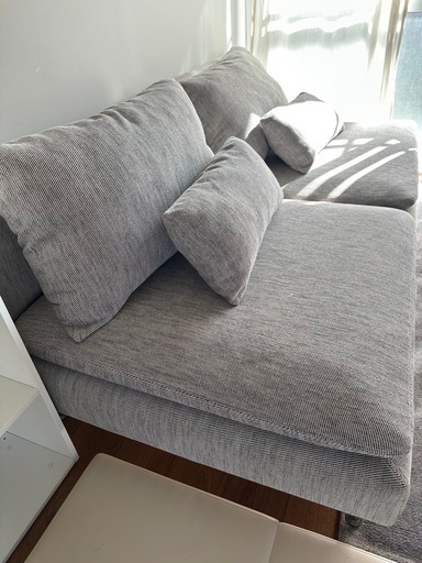 【美品】IKEA ソーデルハムン （3人掛け） ヴィーアルプ ベージュ/ブラウン 美品/無料配送有り】IKEAソーデルハムン 3人掛 ヴィーアルプ ベージュ