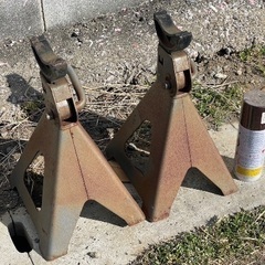 金属製ジャッキスタンド 2個セットの画像