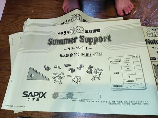 小学校5年生算数教材\n winter Spring，winter ,summer