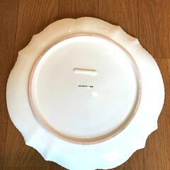 【引取限定】スープ皿(コントワール・ドゥ・ファミーユ)、大皿(コベントウェア) 2枚セットの画像