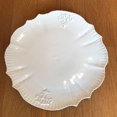 【引取限定】スープ皿(コントワール・ドゥ・ファミーユ)、大皿(コベントウェア) 2枚セットの画像