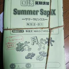 国語 夏期講習 Summer Sapix N52-01