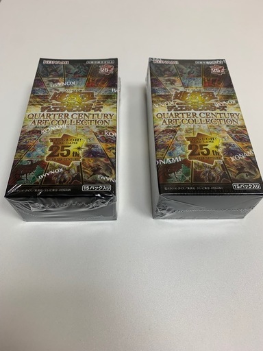 遊戯王アートコレクション2BOXシュリンク付き