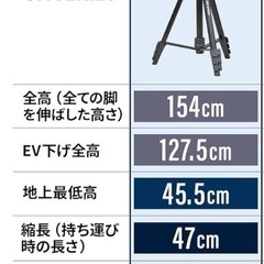 カメラ三脚　SLIK GX 6400 の画像