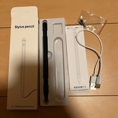 スタイラスペン(タッチペン)充電式黒