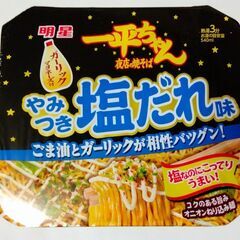 明星 一平ちゃん 夜店の焼そば やみつき塩だれ味：賞味期限202...