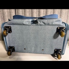 ペット用 キャリーカート ４輪オープンコロコロキャリーバッグの画像