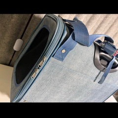 ペット用 キャリーカート ４輪オープンコロコロキャリーバッグの画像