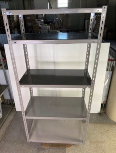 【取引き中】5段スチールラック 収納棚 スチール棚 業務用 倉庫用 家庭用 W88cm×D45.5cm×H180cm