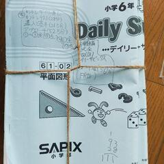 小学生6年生 算数  Daily  SAPIX
