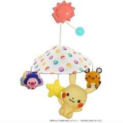 （美品）ポケモン モンポケ はじめてのおでかけベビーカーメリー