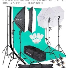 撮影用照明セット、折りたたみレフ板の画像