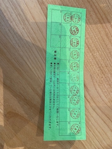 ゴルフチケット(12カゴ　9600円分)