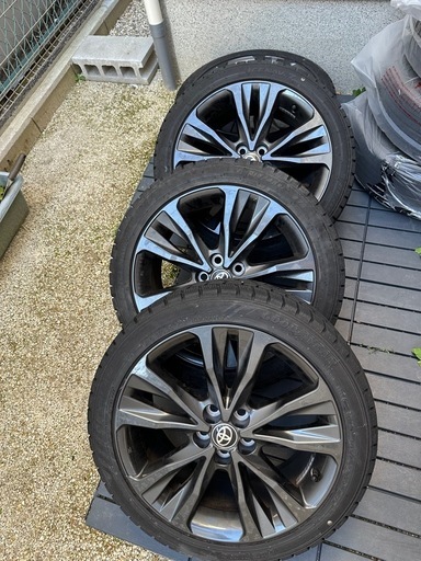 カローラツーリング純正 215/45R17インチ 7.5J(+50) PCD100 5穴 アルミ